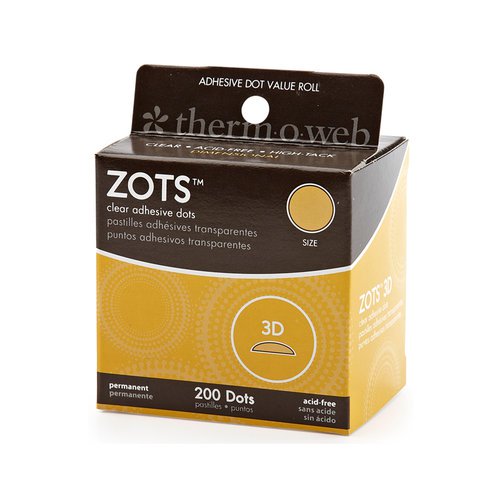 Therm O Web - Zots - Clear Adhesive Dots - 3D