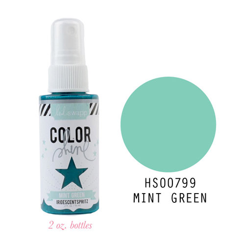 Heidi Swapp - Color Shine Iridescent Spritz - Mint Green