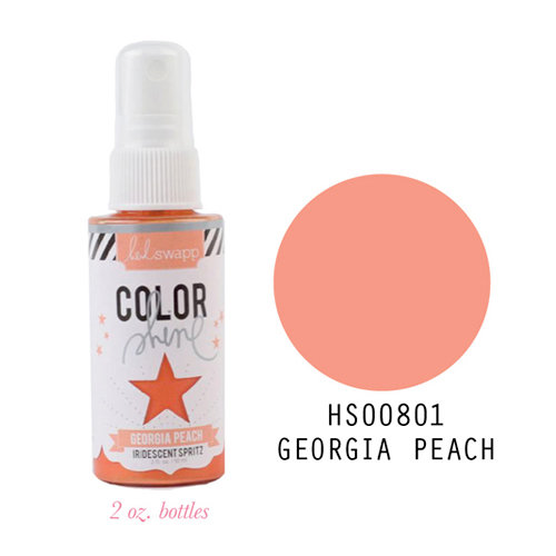 Heidi Swapp - Color Shine Iridescent Spritz - Georgia Peach
