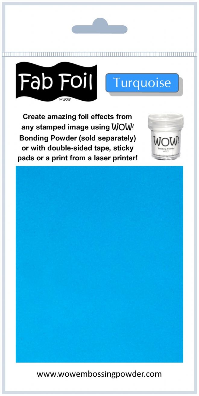 WOW! Embossing - Fab Foil Turquoise