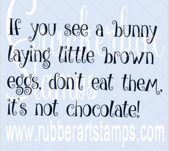 Crackerbox Stamps - If You See A Bunny